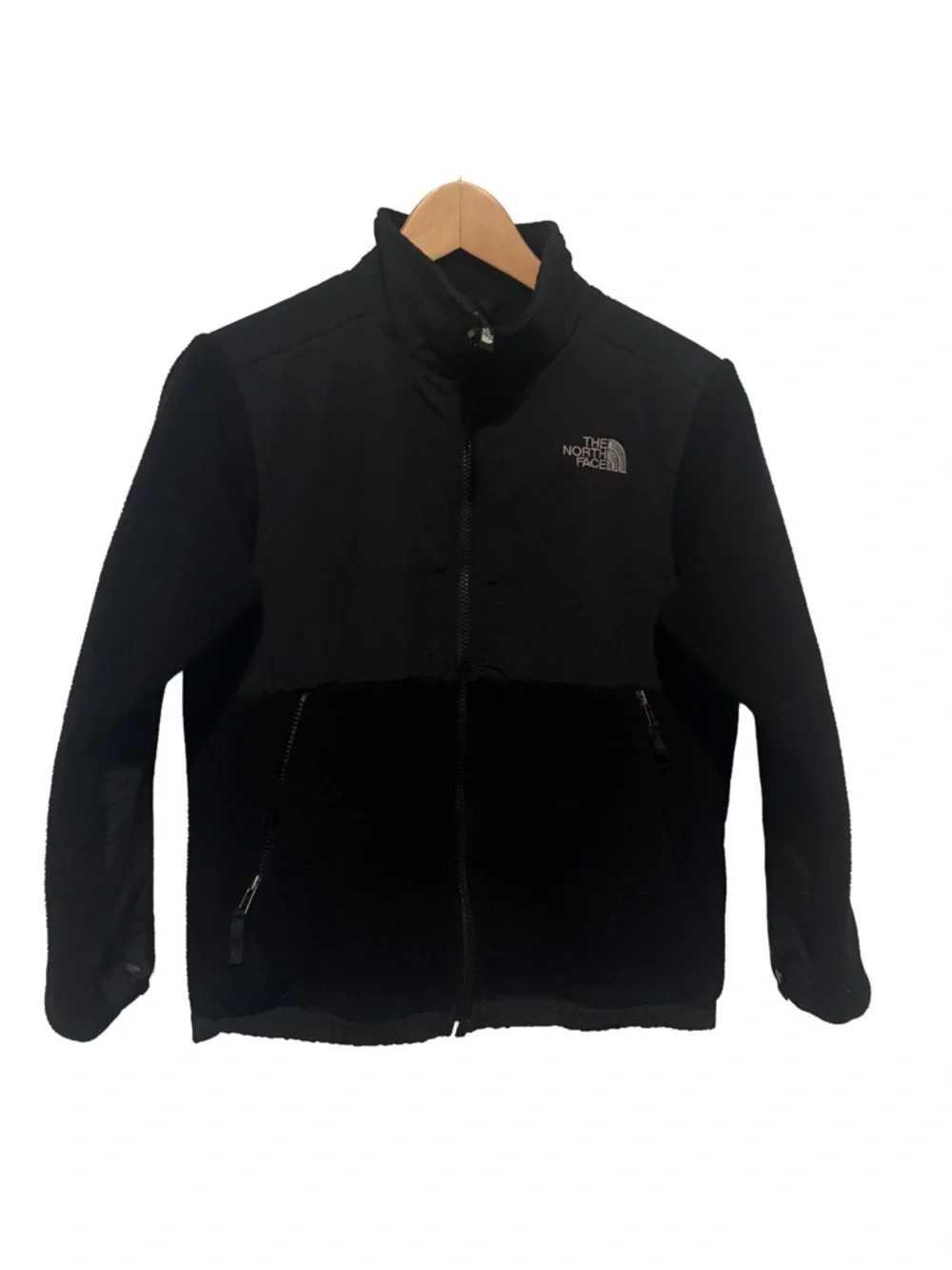 The North Face Kids Black Fleece Jacket M